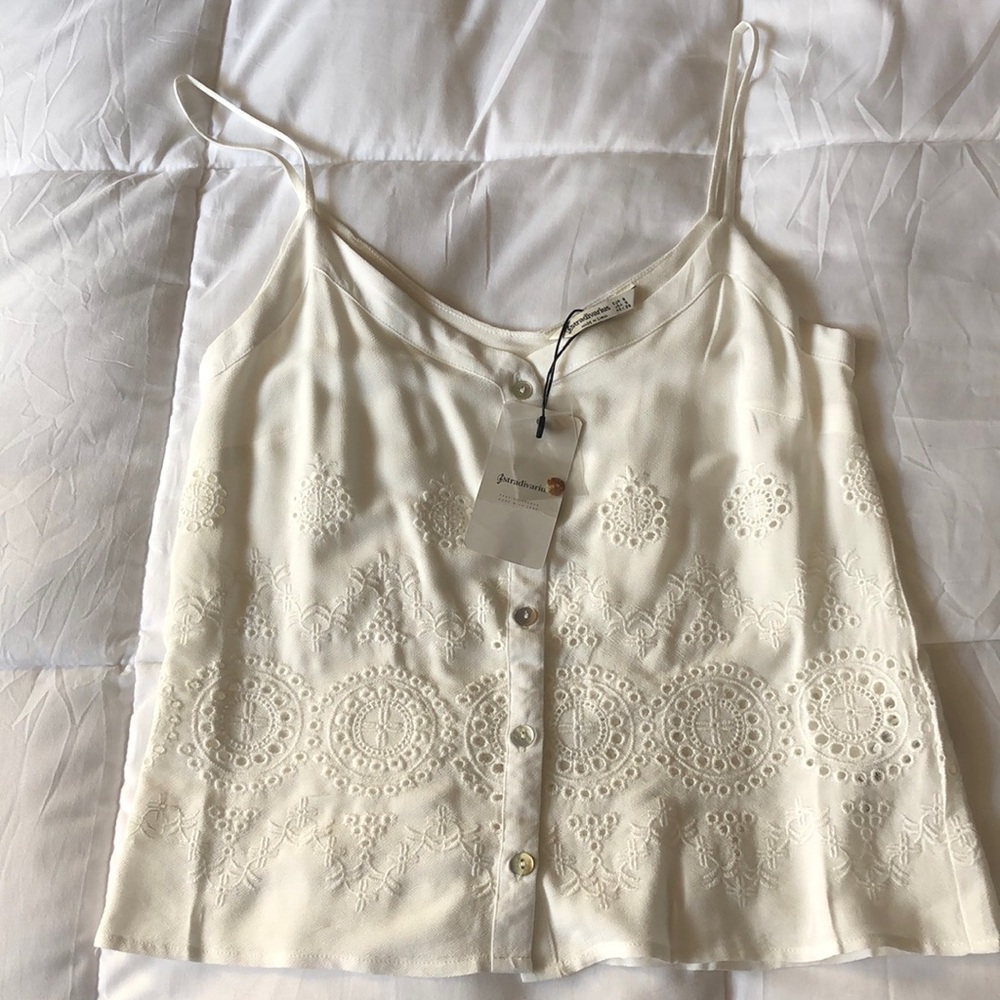 Stradivarius Eyelet Top